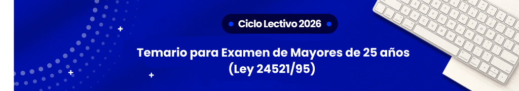 Temario mayores de 25 años-2026